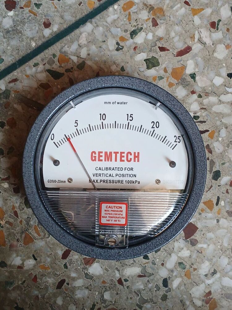 Wholesaler India Gemtech Differential Pressure Gauge In Parwanoo Himachal Pradesh