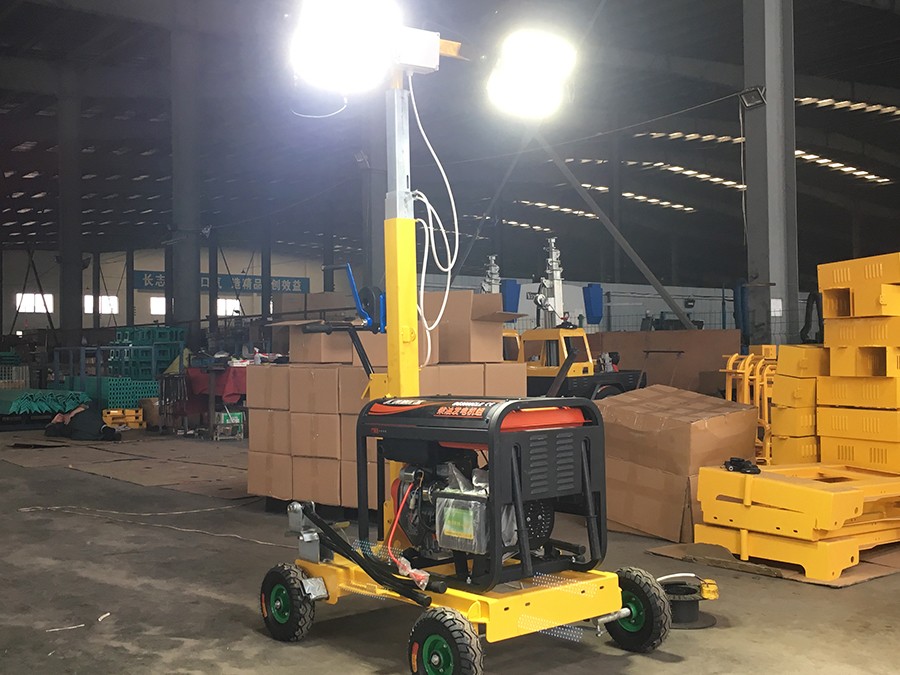Smlv400a-b Manual Lifting Lighting Cart - Features: High Quality