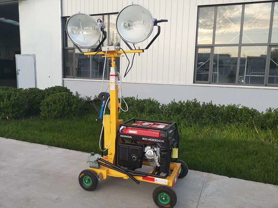 Smlv400a-b Manual Lifting Lighting Cart - Features: High Quality