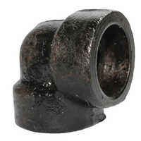 Carbon Steel Forged Pipe Fitting - Color: Black