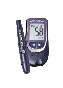 Accu Chek Go ग्लूकोमीटर किट
