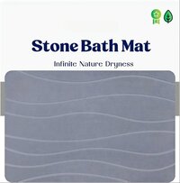 Stone Bath Mat Diatomaceous Earth Bath Mat For Bathroom Quick Dry Absorbent Bath Mat - Application: Restaurant