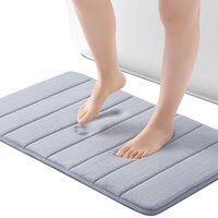Memory Foam Bath Mat Non Slip Water Absorbent Velvet Thick Soft Floor Rug - Application: Restaurant