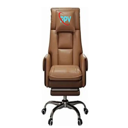 Brown Leather Boss Office Chair