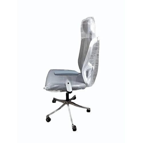 Grey High Back Mesh Office Chair