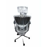 Grey High Back Mesh Office Chair