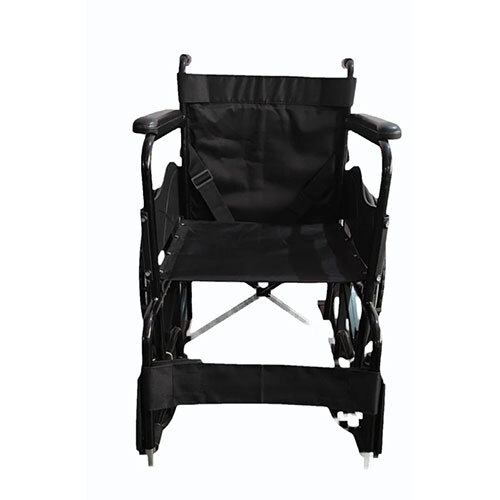 Manual Black Foldable Wheel Chair