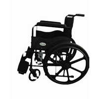 Manual Black Foldable Wheel Chair