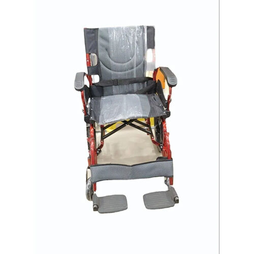 Grey Aluminum Manual Wheel Chair