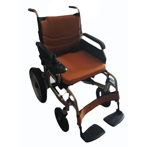 Brown Power Assist Wheel Chair