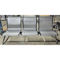 Stainless Steel 3 Seater Waiting Chair - Application: Industrial