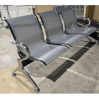 Stainless Steel 3 Seater Waiting Chair
