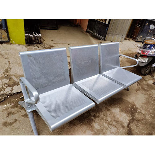Stainless Steel 3 Seater Waiting Chair