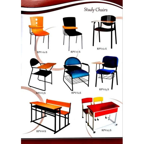 Study Chair With Writing Pad