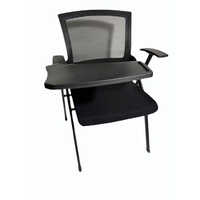 Black Plastic Writing Pad Chair - Application: Industrial
