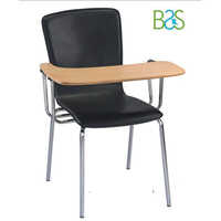 Black Plastic Writing Pad Chair