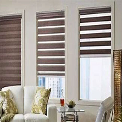 Zebra Window Blinds - Color: Grey