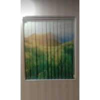 Printed Vertical Window Blinds - Color: Multi Color