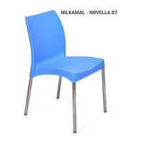 Nilkamal Blue Single Plastic Chair - Application: Restaurant & Cafe
