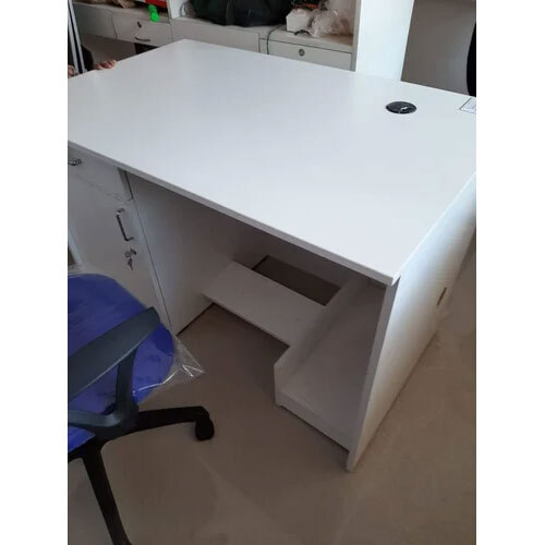 White Aluminum Office Table