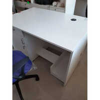 White Aluminum Office Table
