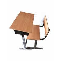 Wooden School Desk Bench