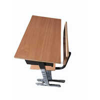 Wooden School Desk Bench