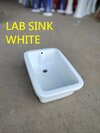Lab Sink - Color: White