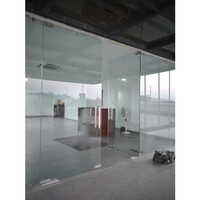 Frameless Glass Partitions - Transparent Flat Structure | Heat Absorbing Clear Glass For Seamless Cabinet Integration