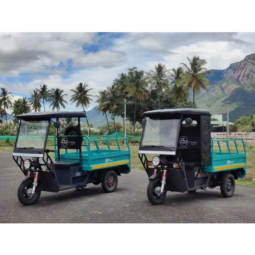 Icat-arai Approved E-loader E-rickshaw - Battery Life: 5-6 Hours