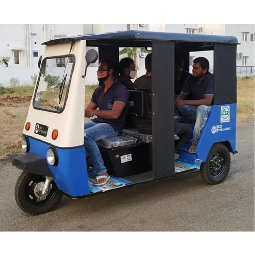 Icat-arai Approved E-loader E-rickshaw - Battery Life: 5-6 Hours