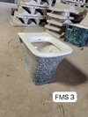 Floor-mounted Glossy Finish Western Toilet - Color: White
