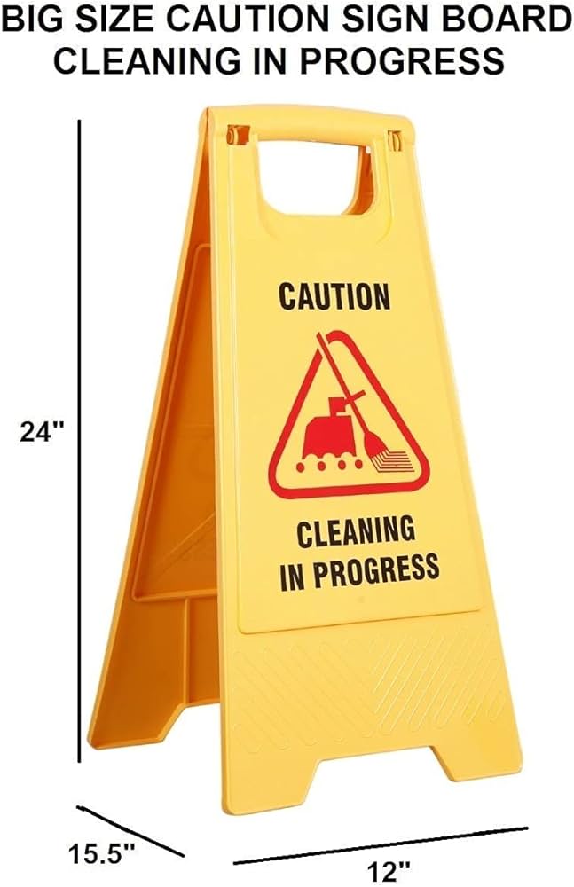 Cleaning In Progress Sign Boards