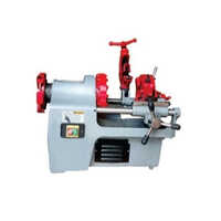 Electric Pipe Threading Machine - Mild Steel, 167 Kilograms, 220 Volt | Plc Control System, Touch Screen Interface, High Efficiency