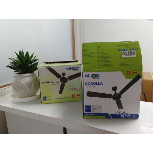 Eltons Swing Plus Brown Ceiling Fan - Blade Material: Steel