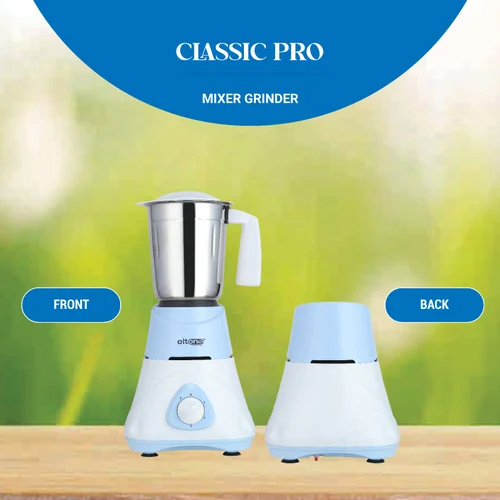 Eltons Classic Pro 500 Watt Mixer Grinder - Color: Blue