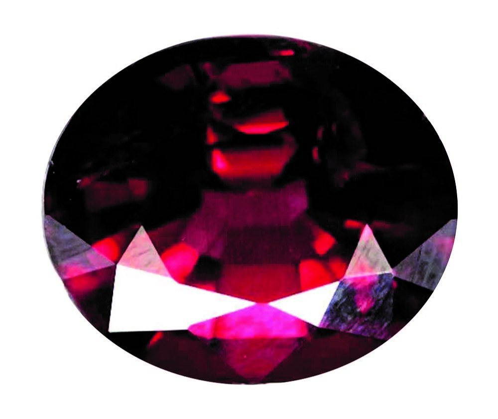 Deep Red Almandine Stone