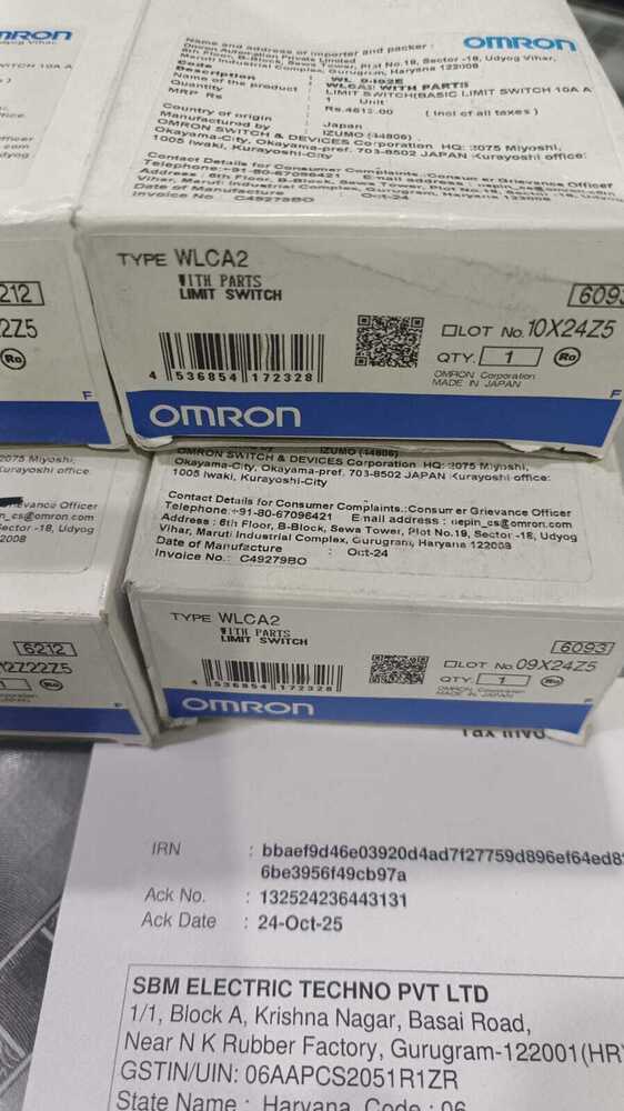 OMRON,  LIMIT SWITCH, WLCA2,WLCAL4-LD-N,WLCAL4-N