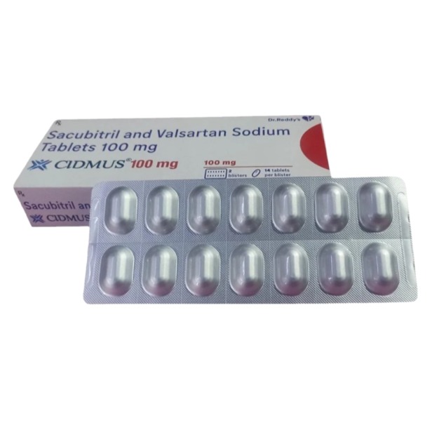 Sacubitril and  Valsartan Sodium Tablets 100 mg