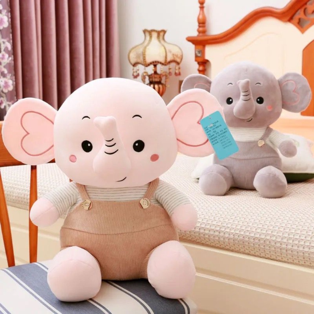 Elephant Soft Toy - Color: Multicolor