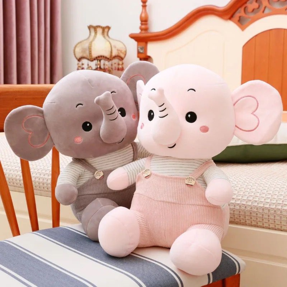 Elephant Soft Toy - Color: Multicolor