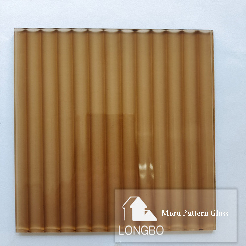 Nice Design Bronze Euro Grey Color Moru Pattern Glass For Building - Glass, 3-12mm Thickness, 1524*2134mm To 1830*2440mm Sizes, Smooth Finish, Embossed Pattern