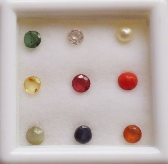 Navratna Stone Gemstone - Color: Multicolour