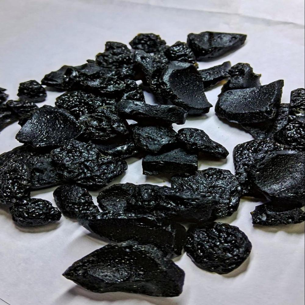Tectite Gemstone - Color: Black