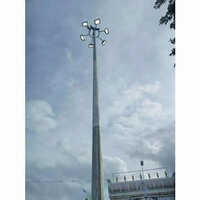 Polygon Lighting High Mast Pole - Color: Silver