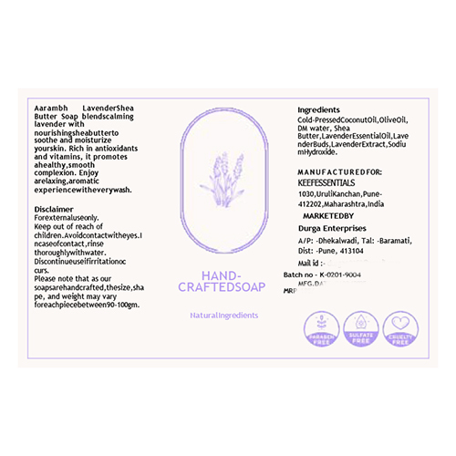 Lavender Shea Butter Soap - Feature: High Quality