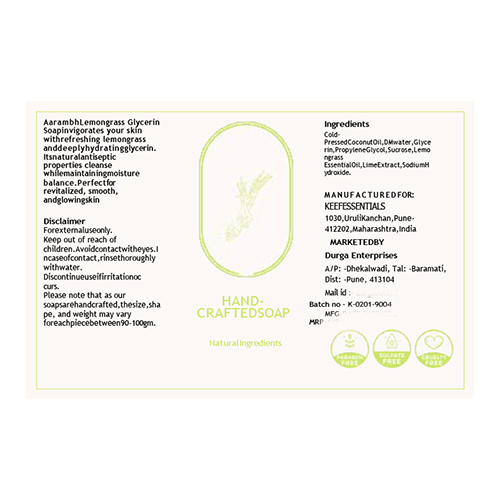 Lemongrass Bliss Soap - Feature: High Quality