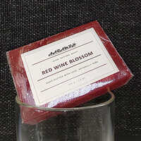 Redwine Blossom Soap - Color: Red