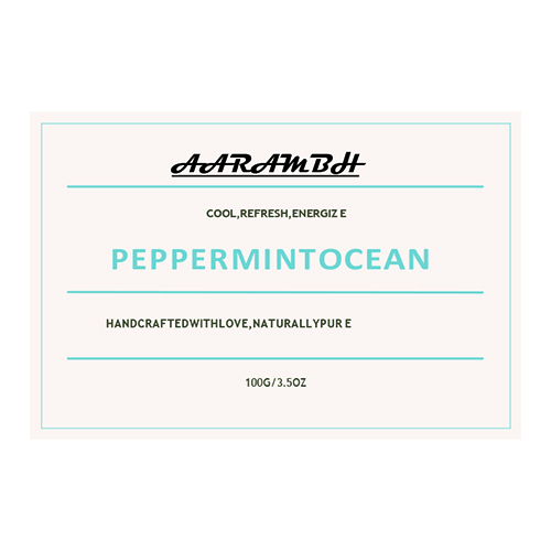 Peppermint Ocean Soap - Color: Green