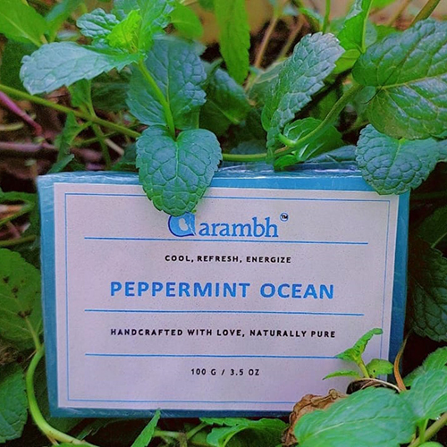 Peppermint Ocean Soap - Color: Green